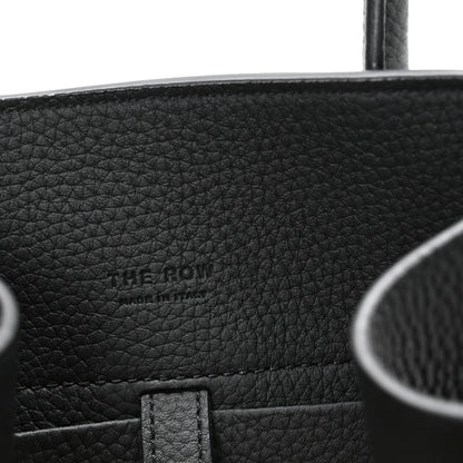 The Row Grained Calfskin Soft Margaux 10 Bag Black 6 of 9