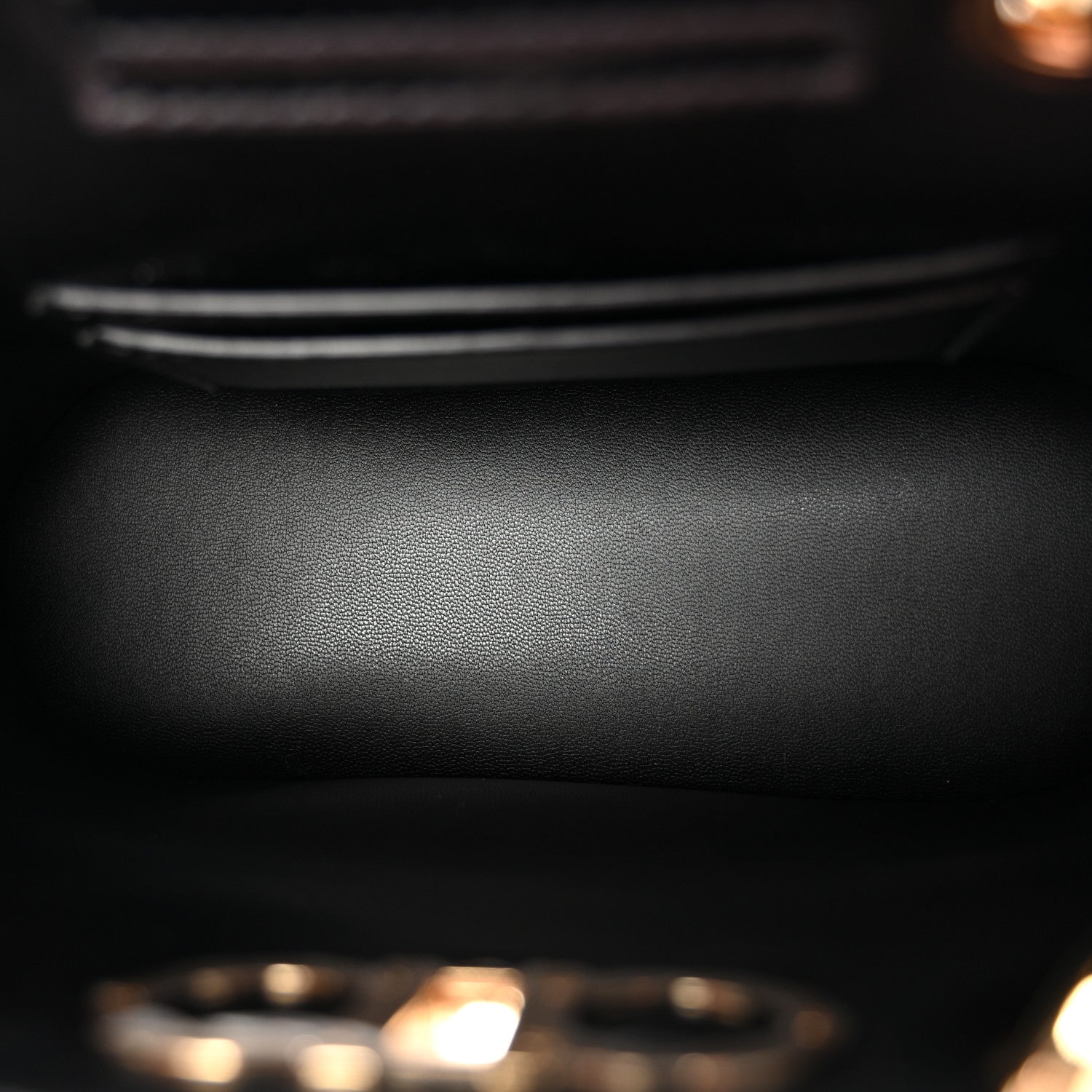 Salvatore Ferragamo Calfskin Embossed Logo Plaque Gancini Tote Black 5 of 9