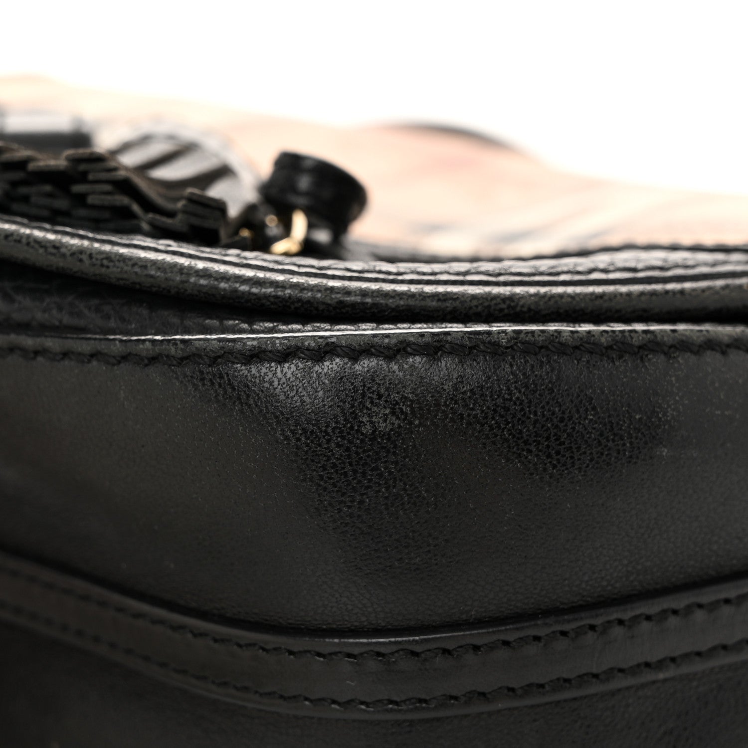 Burberry Haymarket Check Maydown Crossbody Bag Black 12 of 15