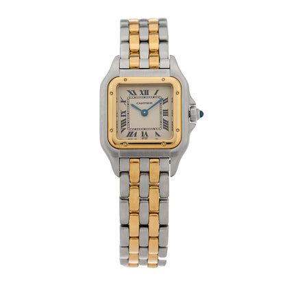 Cartier Stainless Steel 18K Yellow Gold 22mm Panthere Quartz Watch 1 of 5