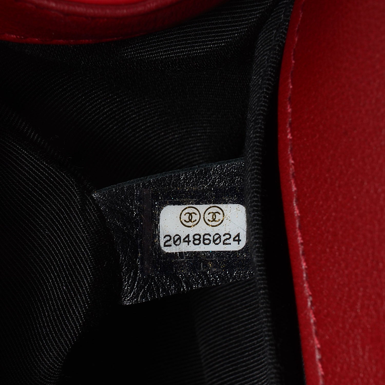 Chanel Patent Leather Medium Boy Flap Plexiglass Red 8 of 9