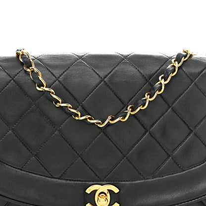 Chanel Lambskin Quilted Medium Single Flap Black 9 of 11