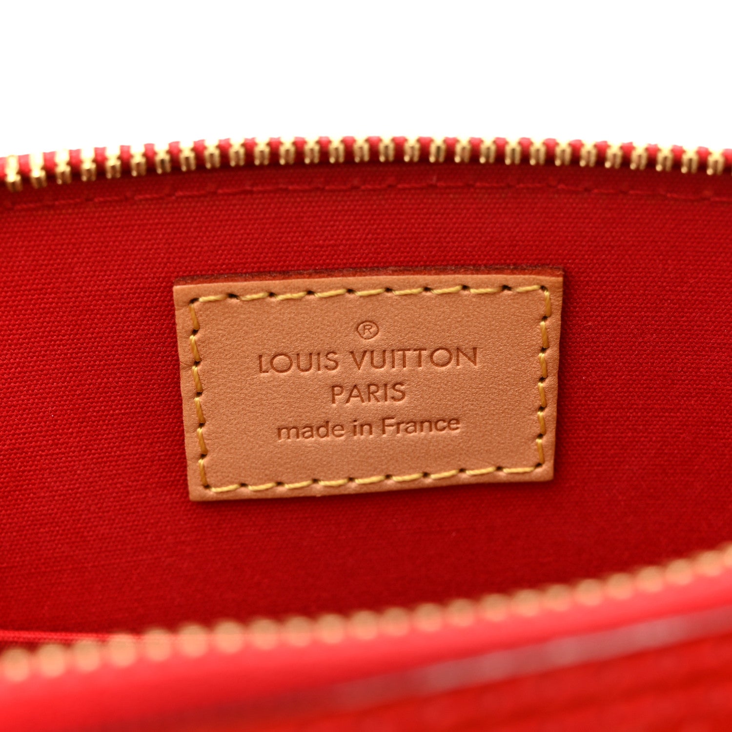 Louis Vuitton Vernis Alma BB Cherry 6 of 12