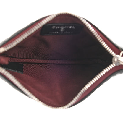 Chanel Lambskin Quilted Small Cosmetic Case Black 7 of 10