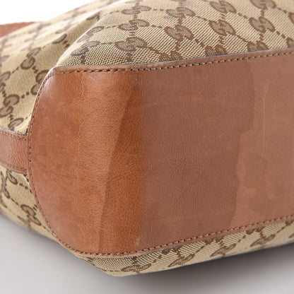 Gucci Monogram Medium Marrakech Hobo Brown 8 of 10