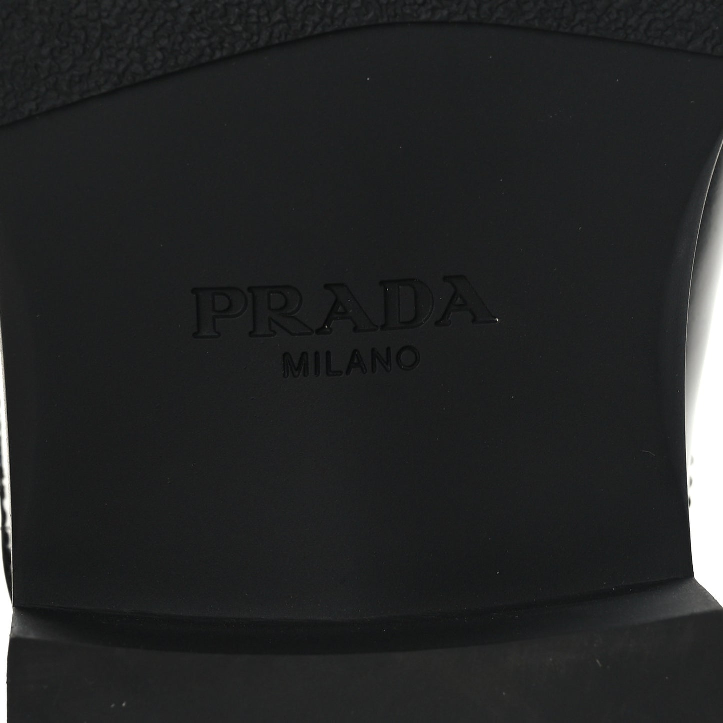 Spazzolato Metal Triangle Logo 40mm Loafer Mules 36 Black