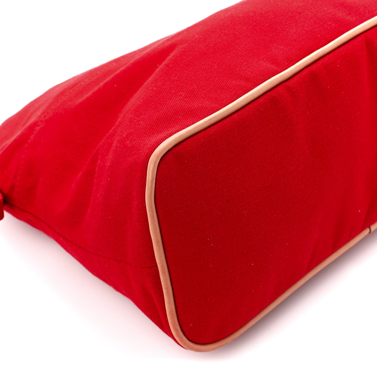 Cotton Bolide Travel Cosmetic Pouch Rouge