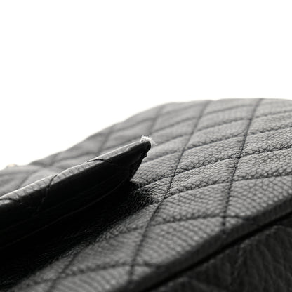 Chanel Calfskin Quilted XXL Travel Flap Bag Black 11 of 11