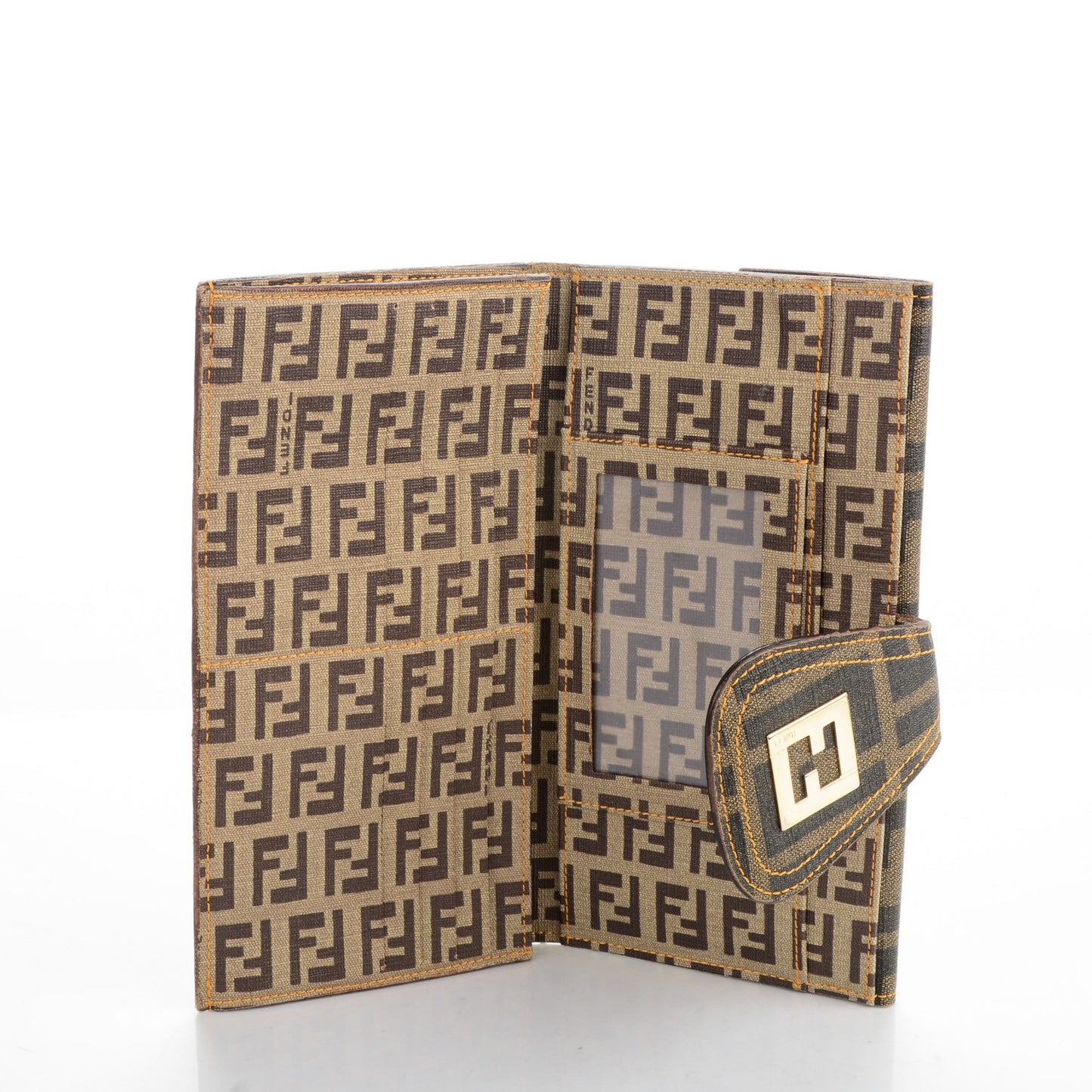 Zucca Zucchino Spalmati Continental Wallet Tobacco