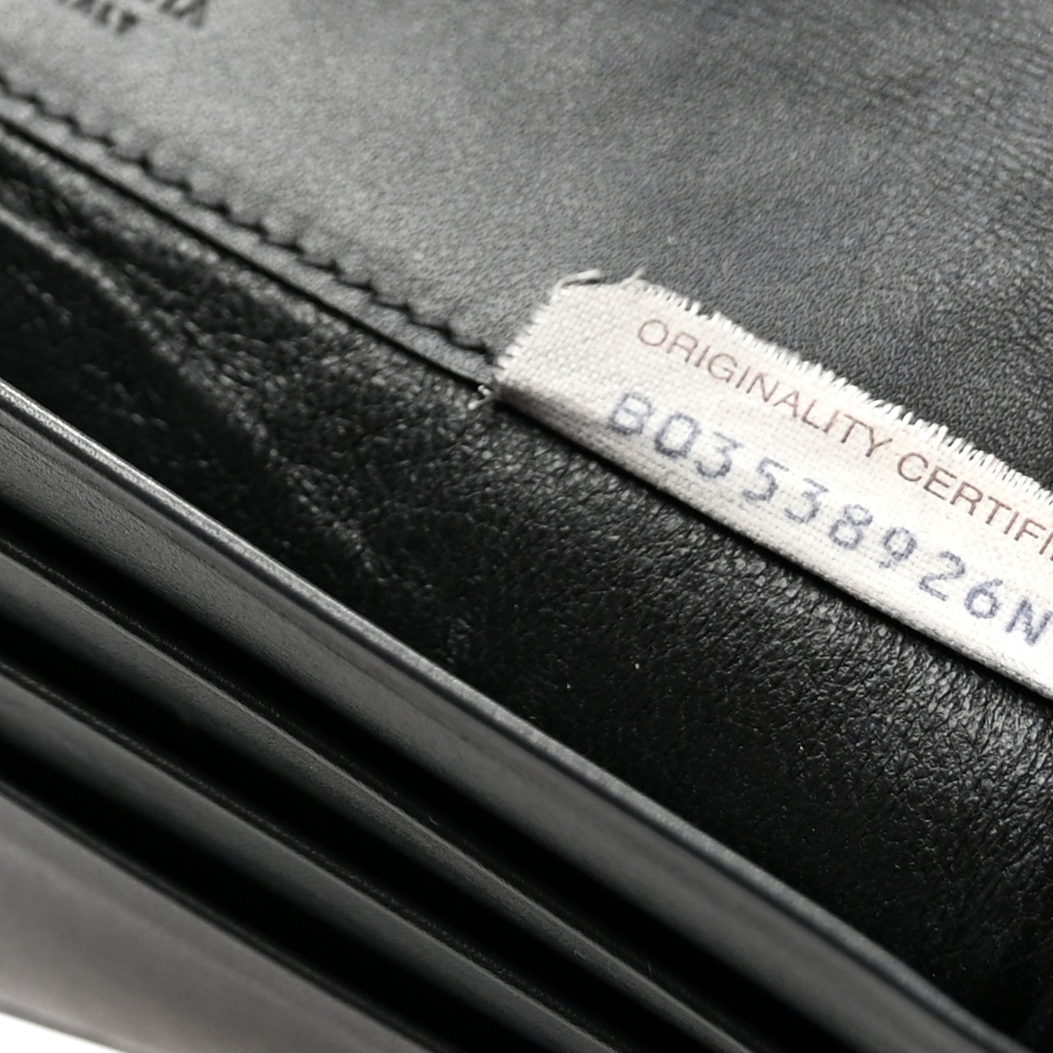 Bottega Veneta Nappa Intrecciato Long Wallet Black 7 of 8