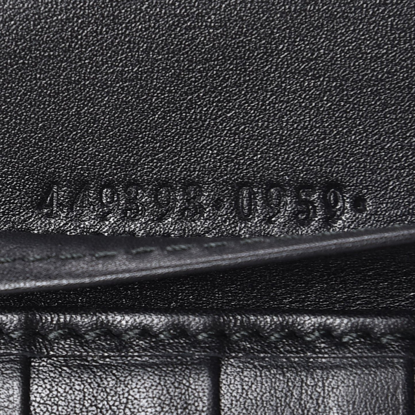 Microguccissima Continental Flap Wallet Black