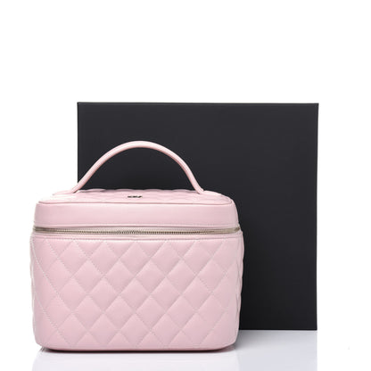 Chanel Caviar Quilted Large Vanity Pouch Light Pink 13 of 13