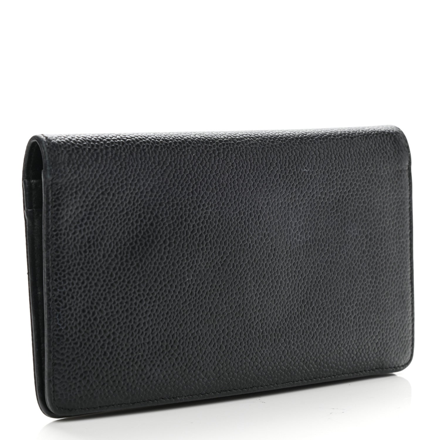 Chanel Caviar Timeless CC Yen Wallet Black 3 of 9