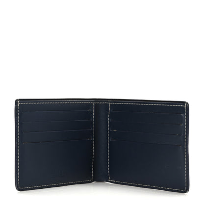Goyard Goyardine Bi-Fold Victoire PM Wallet Navy 5 of 6