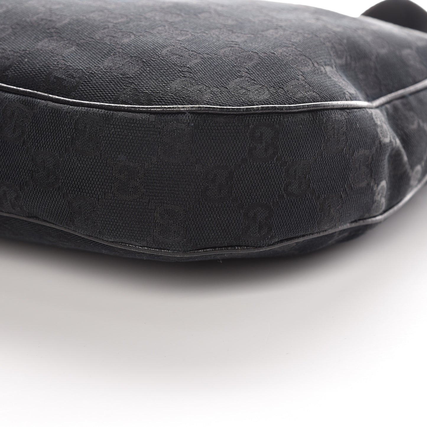 Monogram Medium Half Moon Hobo Black