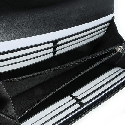 Chanel Caviar Large Gusset Flap Wallet Black 7 of 9