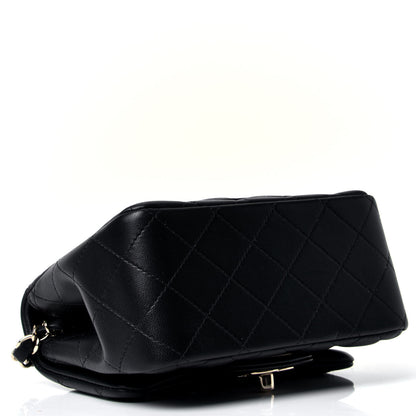 Chanel Lambskin Quilted Mini Square Flap Black 3 of 4
