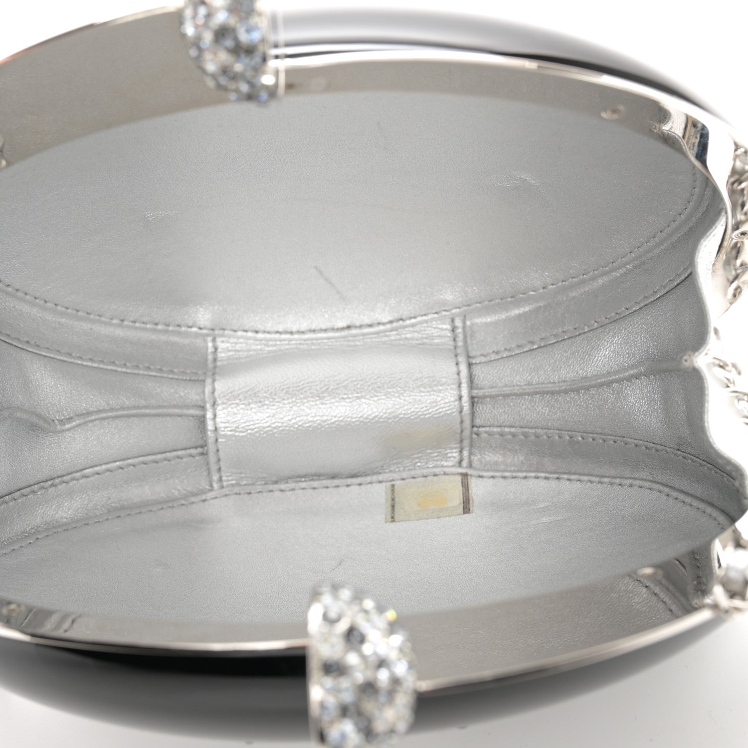 Chanel Resin Crystal CC Evening On The Moon Minaudiere Black 5 of 12