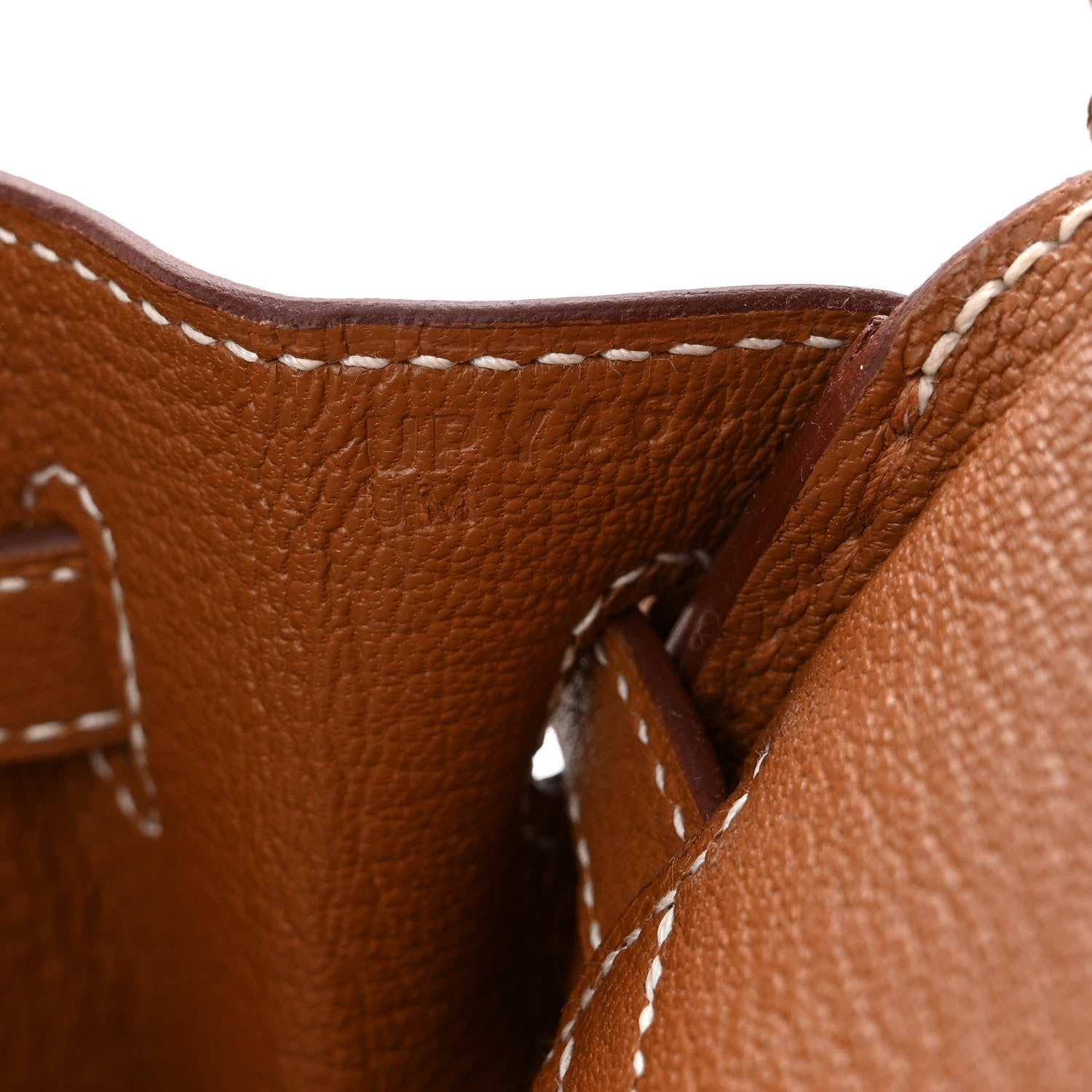 Hermes Togo Birkin 25 Gold 7 of 11