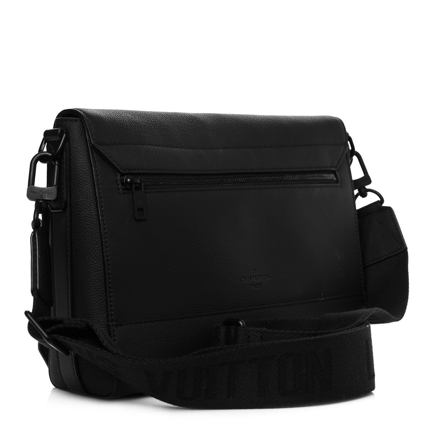 Calfskin Aerogram Messenger Black