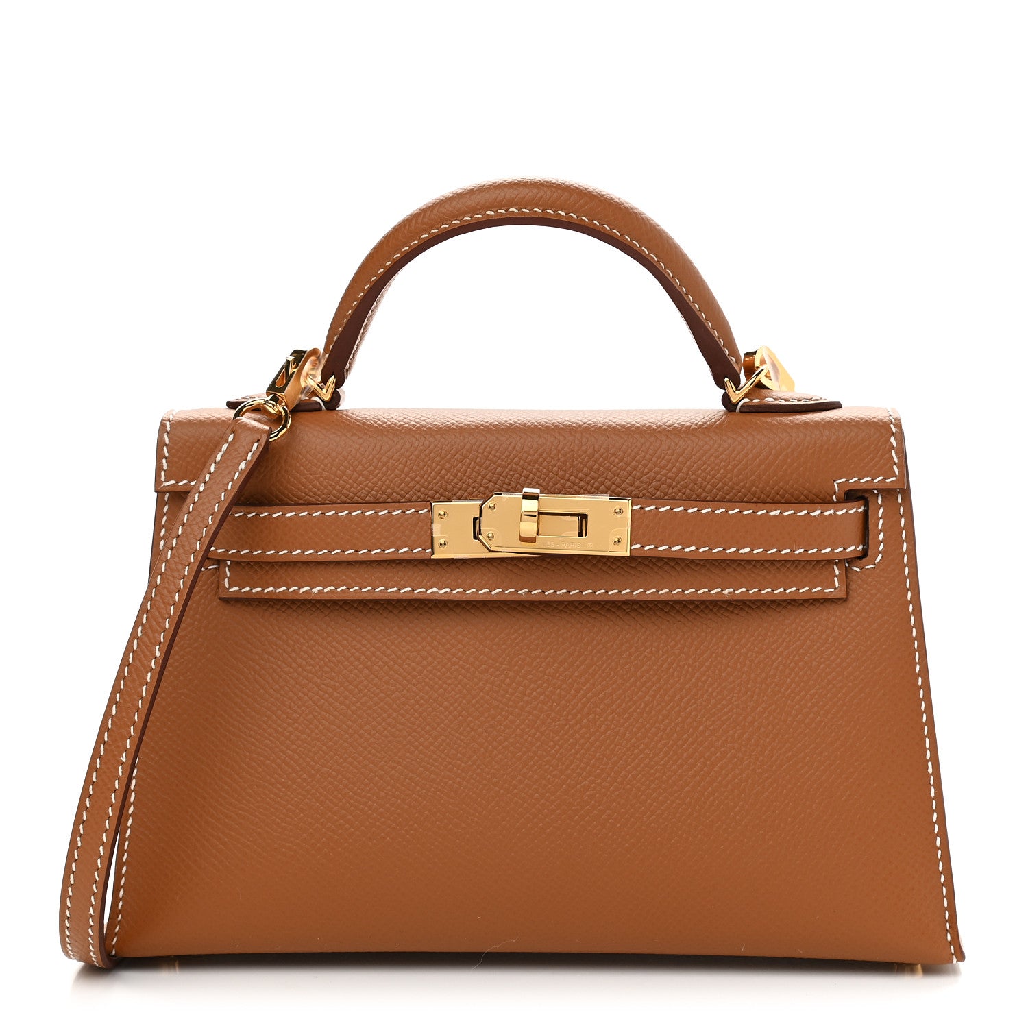 Hermes Epsom Mini Kelly Sellier 20 Gold 1 of 11