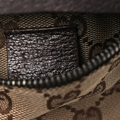 Gucci GG Monogram Double Pocket Belt Bag Dark Brown 6 of 13