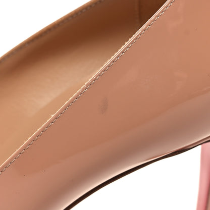 Christian Louboutin Patent Simple 100 Pumps 37 Nude 8 of 9