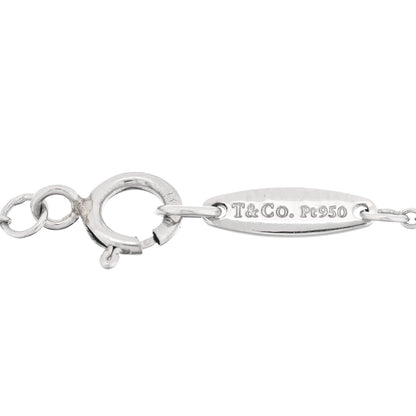 Tiffany Platinum Diamond 1.26ctw Elsa Peretti Diamonds by the Yard Station Bracelet 3 of 4