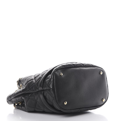 Chanel Caviar Quilted Large Rolled Up Bucket Drawstring Bag Black 3 of 16