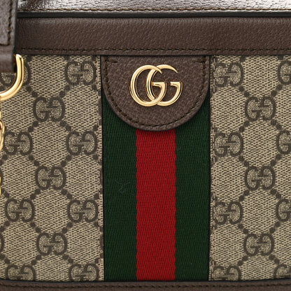 Gucci GG Supreme Monogram Mini Ophidia Top Handle Shoulder Bag Brown 8 of 10