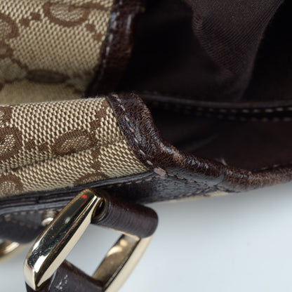 Gucci Monogram Medium Abbey Shoulder Bag Dark Brown 11 of 11