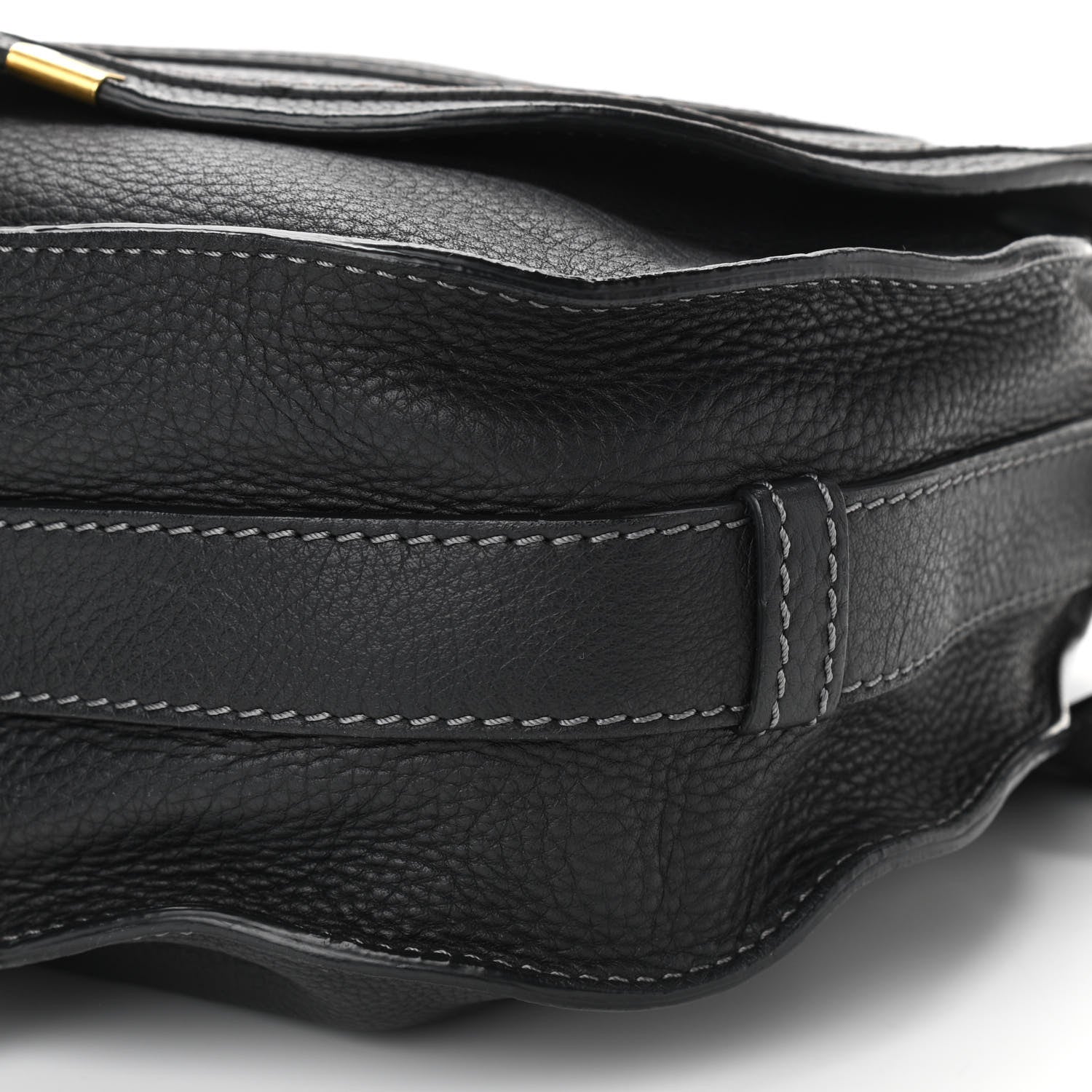 Chloe Calfskin Medium Marcie Round Crossbody Bag Black 11 of 12