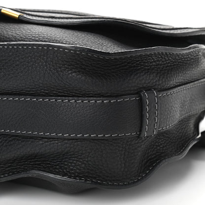 Chloe Calfskin Medium Marcie Round Crossbody Bag Black 11 of 12
