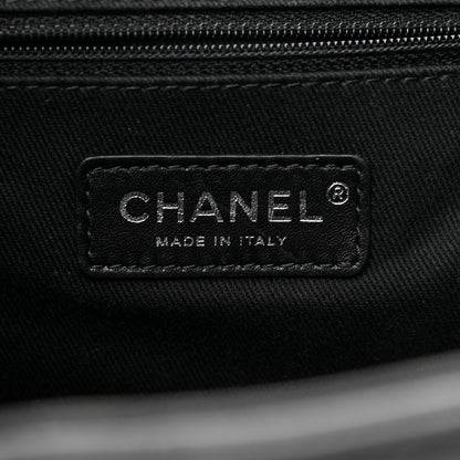 Chanel Grained Calfskin Stitched Braided With Style Backpack Black 6 of 11