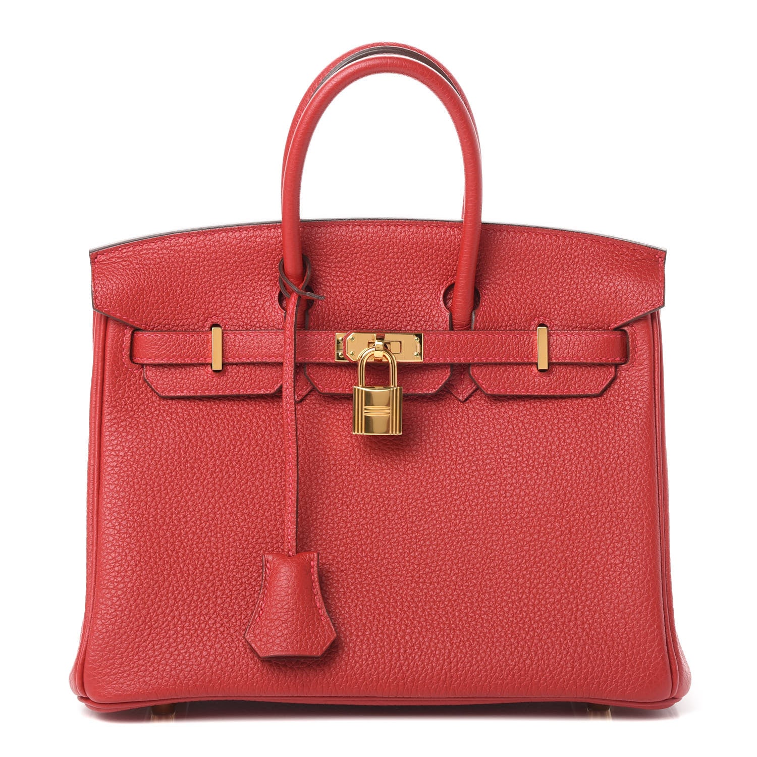 Hermes Togo Birkin 25 Rouge Vif 1 of 12