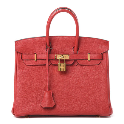 Hermes Togo Birkin 25 Rouge Vif 1 of 12