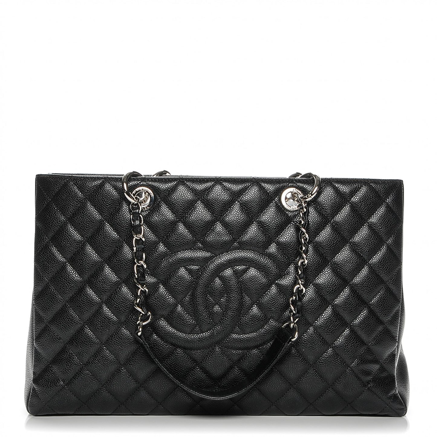Caviar Quilted XL Grand Shopping Tote GST Black