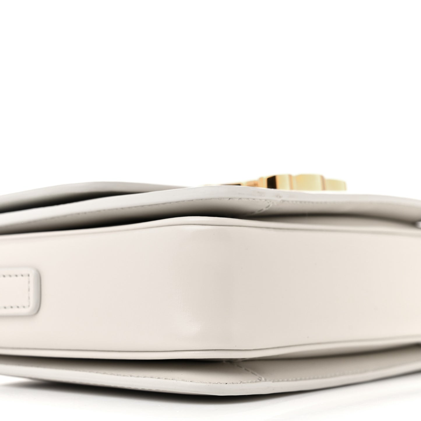 Shiny Calfskin Teen Triomphe Chalk