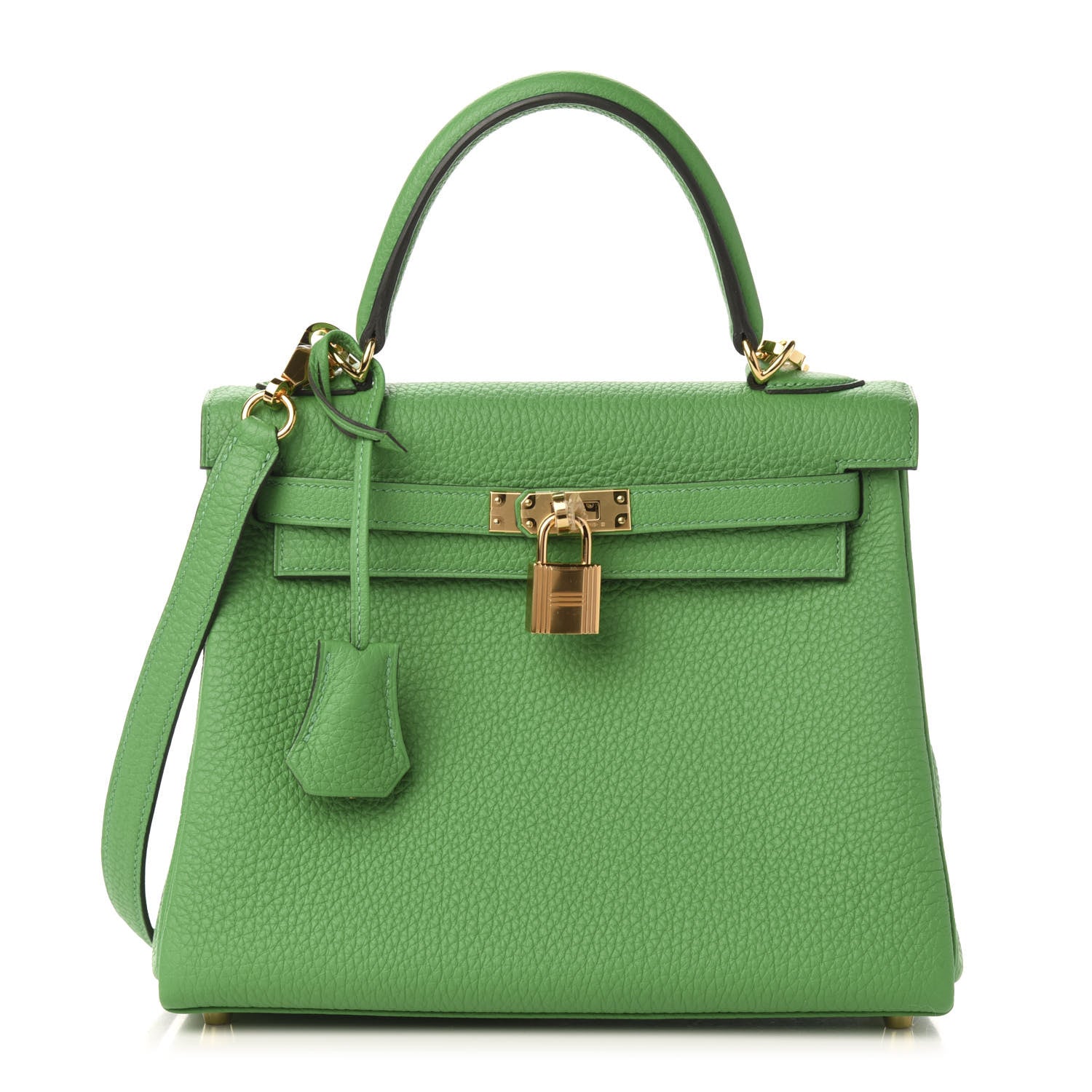 Hermes Togo Kelly Retourne 25 Bambou 1 of 12
