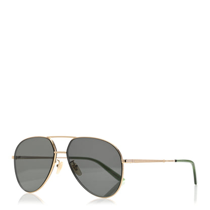Gucci Metal Aviator Sunglasses GG0356S Green 1 of 9