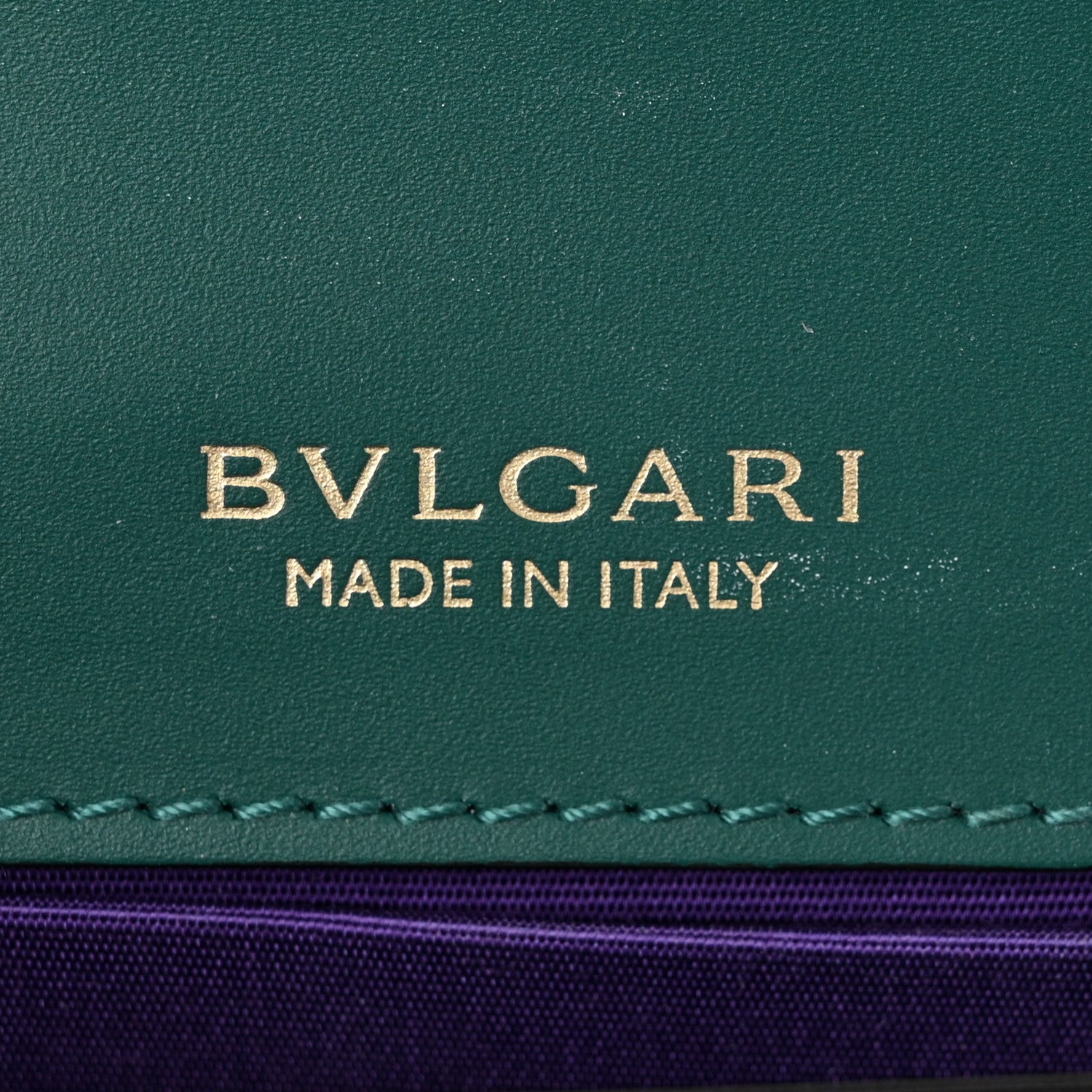 Bulgari Calfskin Serpenti Forever East West Shoulder Bag Emerald Green 6 of 10