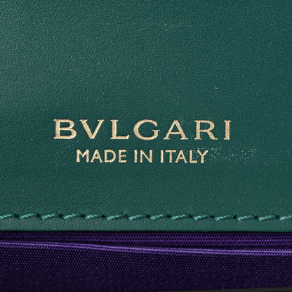 Bulgari Calfskin Serpenti Forever East West Shoulder Bag Emerald Green 6 of 10