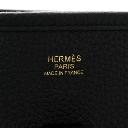 Hermes Taurillon Clemence Evelyne III PM Black 6 of 14