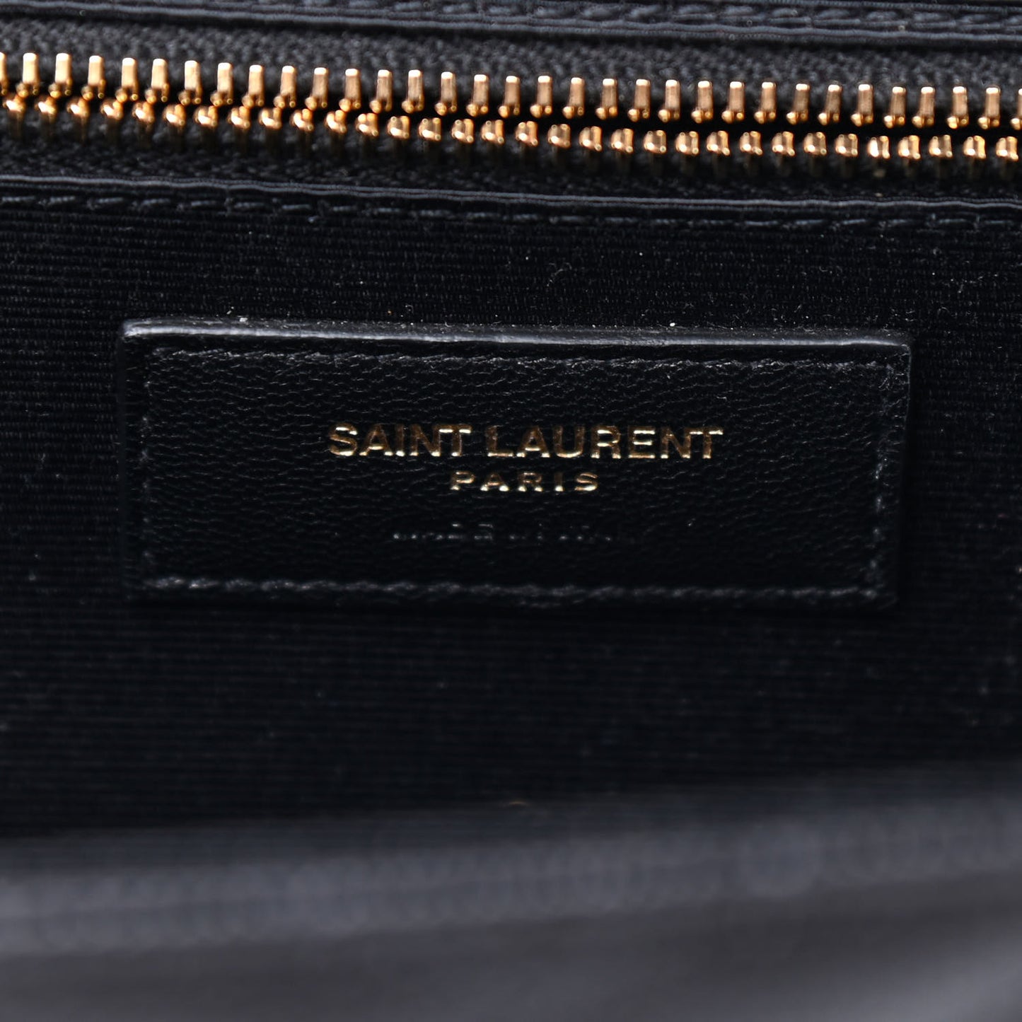 Grain De Poudre Matelasse Chevron Large Monogram Satchel Black