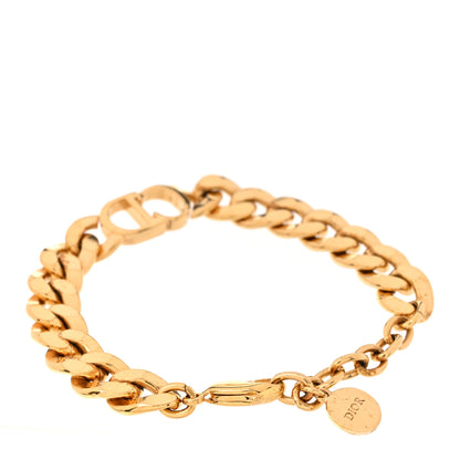 Christian Dior Metal Petit CD Chain Bracelet Gold 3 of 5