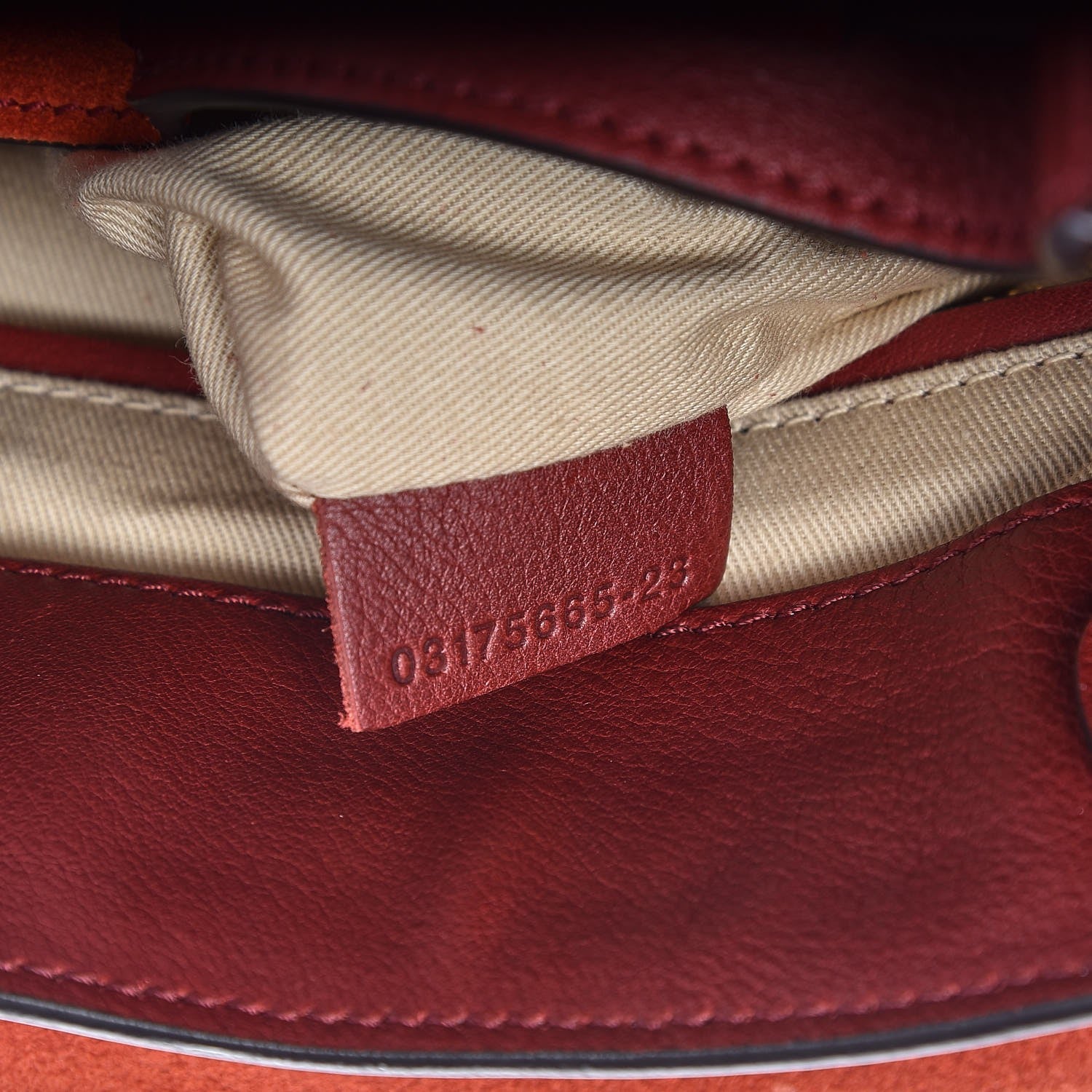 Chloe Calfskin Small Owen Flap Bag Sienna Red 7 of 7
