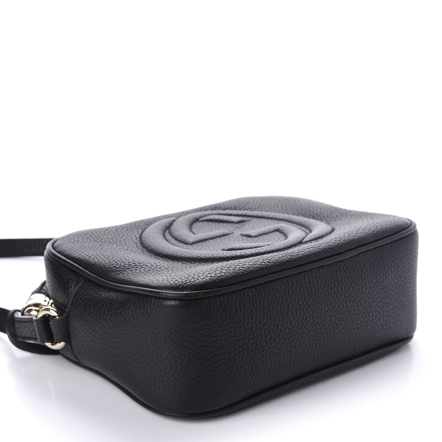 Gucci Pebbled Calfskin Small Soho Disco Bag Black 4 of 10