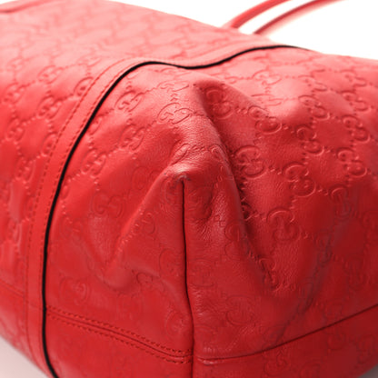 Gucci Guccissima Vitello Tender Large Joy Tote Sporting Red 10 of 13