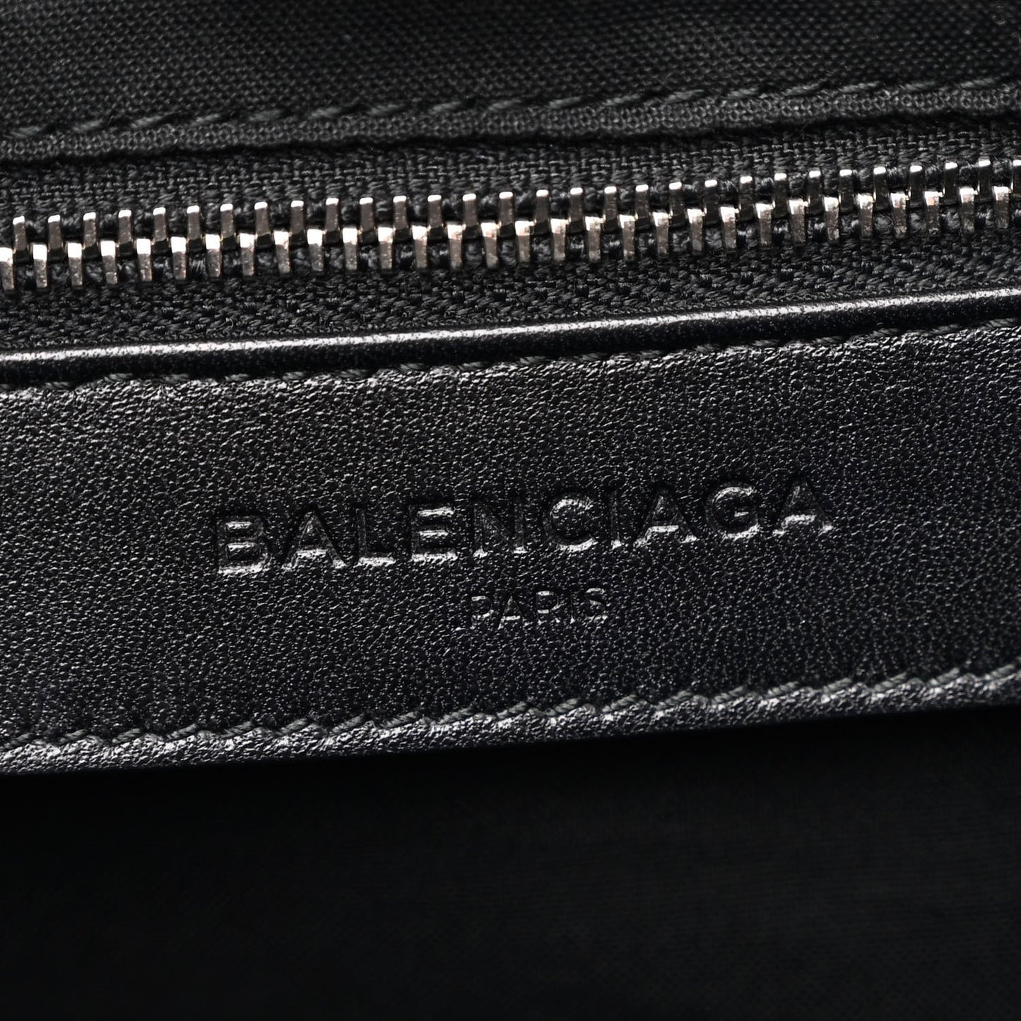 Ribbed Neoprene Classic Silver Hardware City Black
