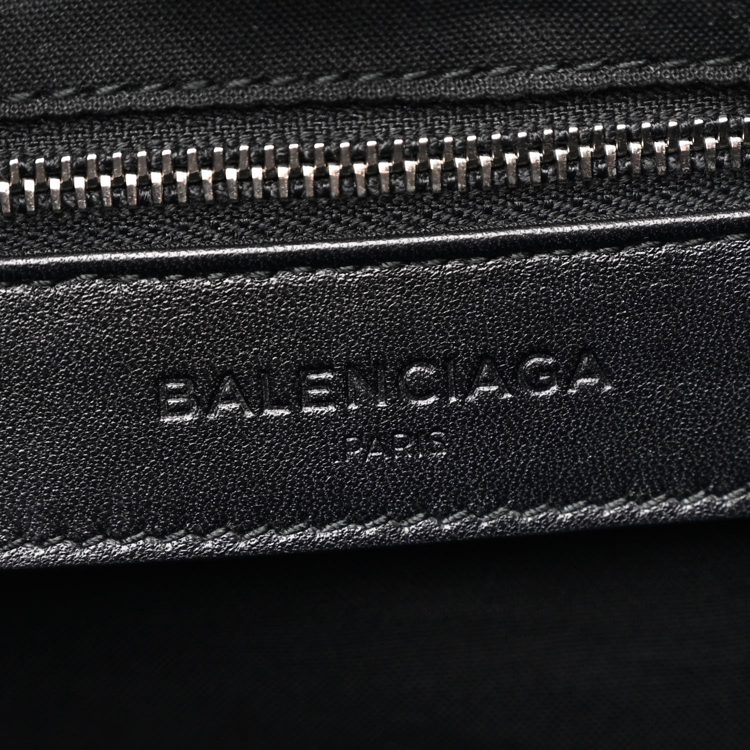 Balenciaga Ribbed Neoprene Classic Silver Hardware City Black 6 of 10